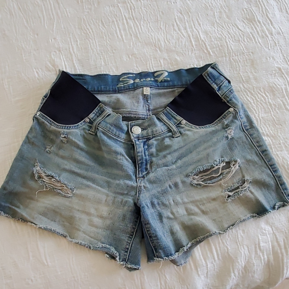 Maternity Jean shorts